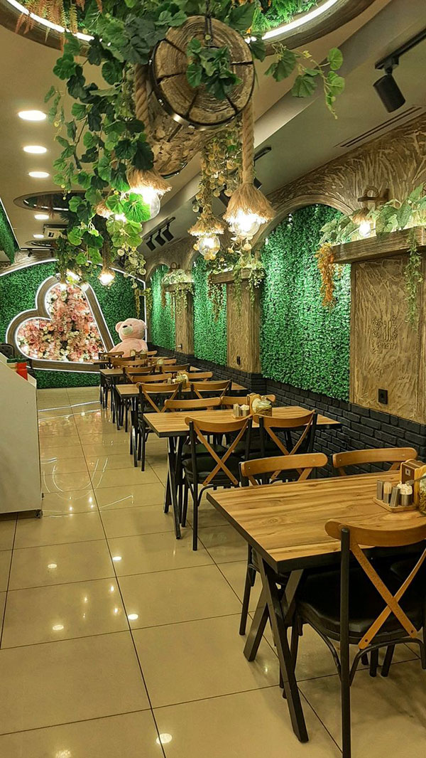 Tường Cây Giả Cho Khách Sạn 